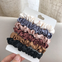4/6 sztuk/zestaw kobieta moda Scrunchies aksamitne gumki do włosów dziewczyny gumka do włosów gumka elastyczna opaska do włosów akcesoria do włosów 4